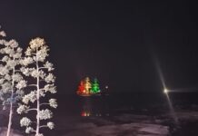L’ Amerigo Vespucci prende il largo e “incontra” la Scala dei Turchi