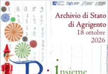 L’Archivio di Stato di Agrigento inaugurerà domenica la mostra documentaria “Insieme. Ritrovarsi in archivio”