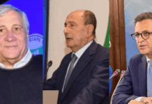 Tajani benedice Schifani e Minardo