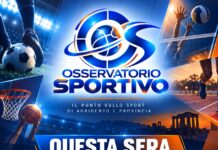 “Osservatorio Sportivo”, questa sera alle 20:30 su Teleacras: ospiti e approfondimenti sullo sport agrigentino